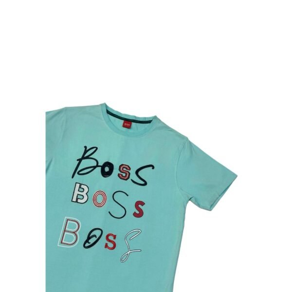 Crewnecks Boss Cyan non backprint - Image 2